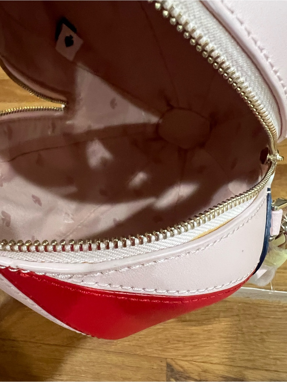 Kate Spade New York Up Up & Away Hot Air Balloon Leather Crossbody Bag NWT - Picture 13 of 15